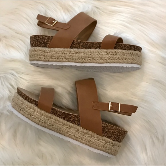 Two Strap sling back Espadrille Sandal - Picture 3 of 5